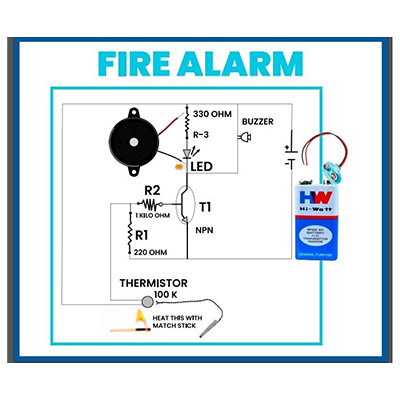 Fire Alarm Project | Electronic Circuit