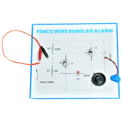 Fence Wire Burglar Alarm Project | Electronic Circuit