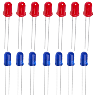 Red & Blue 5mm LED